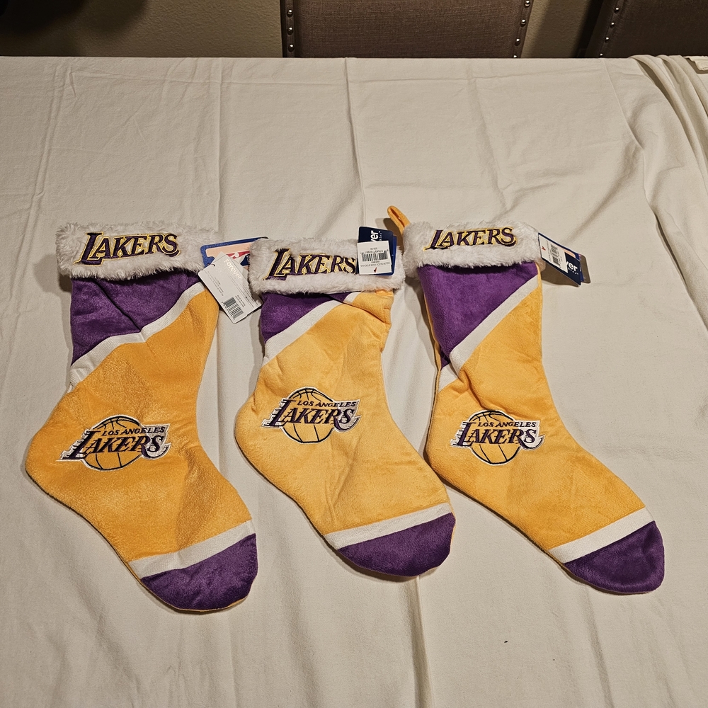 Los Angeles Lakers Christmas Stocking